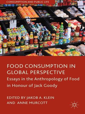 cover image of Food Consumption in Global Perspective